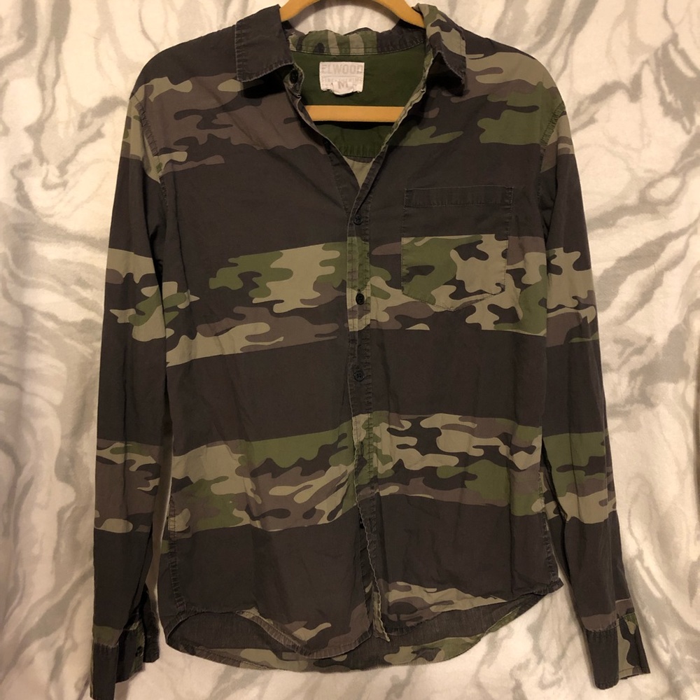 Camouflage Button Up